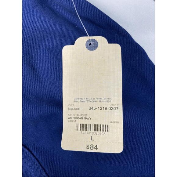 St.‎ John's Bay Lightweight Field Jacket American Blue L - Picture 5 of 10